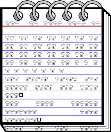 101! Le Font Chef II Regular animated font preview