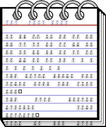 101! Loot BagZ Regular animated font preview 101! Loot BagZ Regular animated font preview