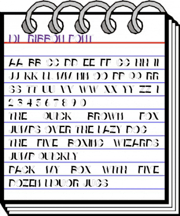 101! Ribbon Font Regular animated font preview