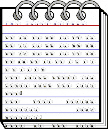 101! Slice of Cake Regular animated font preview