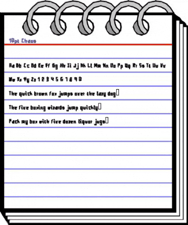 10pt Chaos Regular animated font preview 10pt Chaos Regular animated font preview