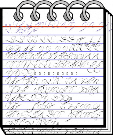 18th Century Initials Regular animated font preview