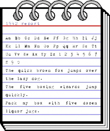 1942 report 1942 report animated font preview 1942 report 1942 report animated font preview