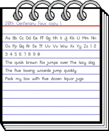 20th Centenary Faux Regular animated font preview 20th Centenary Faux Regular animated font preview