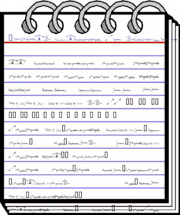 2Peas Back to School Regular animated font preview 2Peas Back to School Regular animated font preview