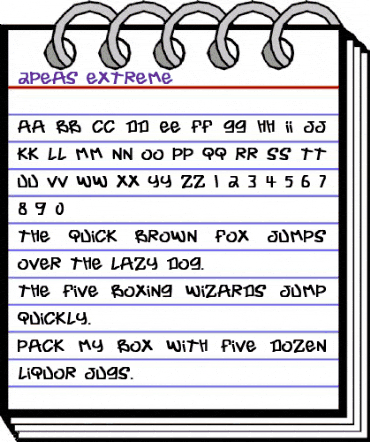 2Peas Extreme Regular animated font preview 2Peas Extreme Regular animated font preview