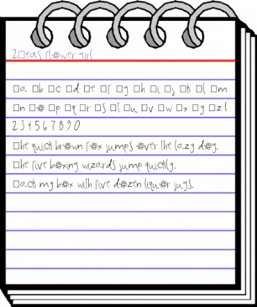 2Peas flower girl Regular animated font preview 2Peas flower girl Regular animated font preview