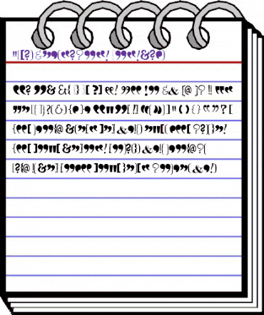 2Peas Journaling Dingbats 2Peas Journaling Dingbats animated font preview