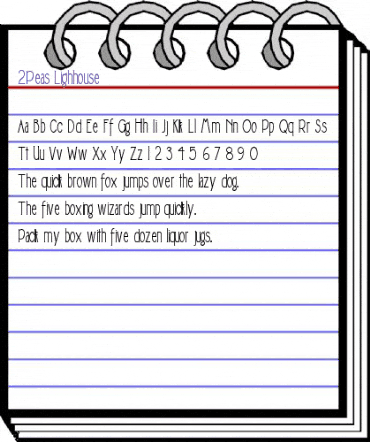 2Peas Lighhouse Regular animated font preview 2Peas Lighhouse Regular animated font preview