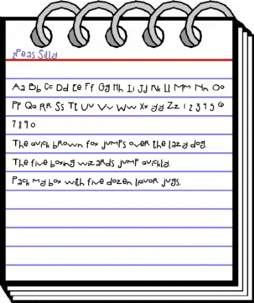 2Peas Silly 2Peas Silly animated font preview 2Peas Silly 2Peas Silly animated font preview