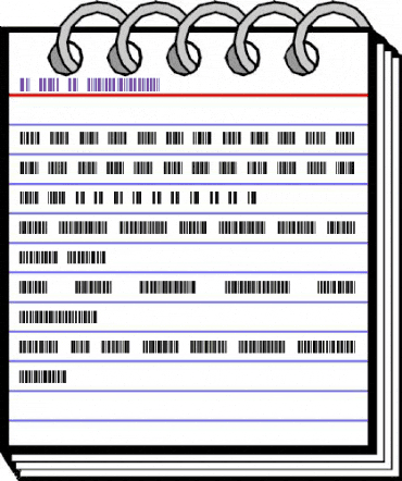 3 of 9 Barcode Regular animated font preview 3 of 9 Barcode Regular animated font preview