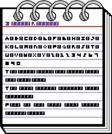 3-pixel Regular animated font preview