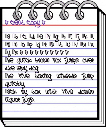 5 cent Regular animated font preview 5 cent Regular animated font preview