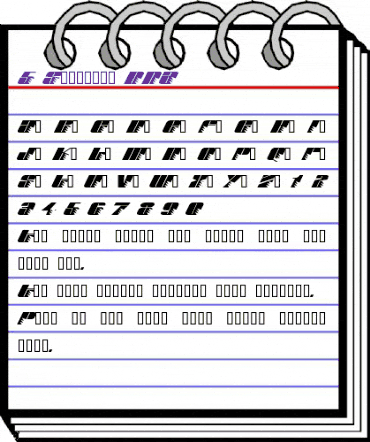 5 Sawblade DNA Regular animated font preview 5 Sawblade DNA Regular animated font preview