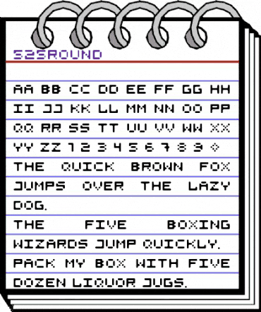 525round Regular animated font preview 525round Regular animated font preview