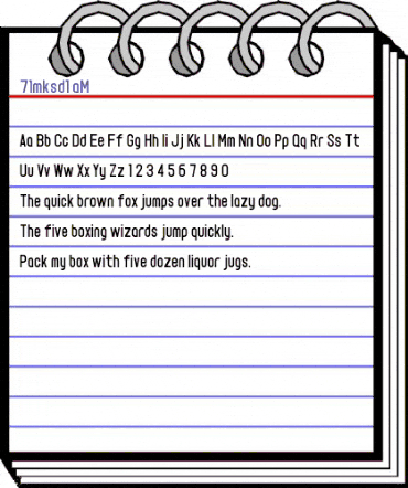 71mksd1 aM animated font preview 71mksd1 aM animated font preview