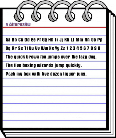 a_AlternaSw Demi animated font preview