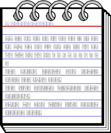 a_BentoCmOtlDn Regular animated font preview a_BentoCmOtlDn Regular animated font preview