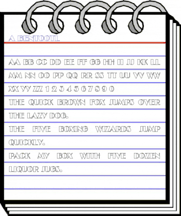 a_BentoOtl Regular animated font preview a_BentoOtl Regular animated font preview