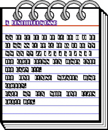 a_BentTitulCmDnNr Regular animated font preview a_BentTitulCmDnNr Regular animated font preview