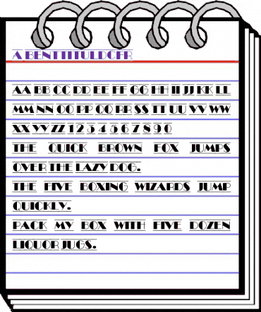 a_BentTitulDcFr Regular animated font preview a_BentTitulDcFr Regular animated font preview