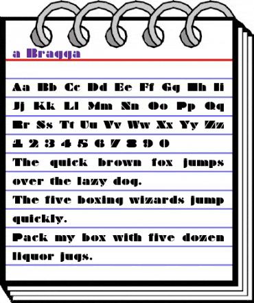 a_Bragga Regular animated font preview a_Bragga Regular animated font preview