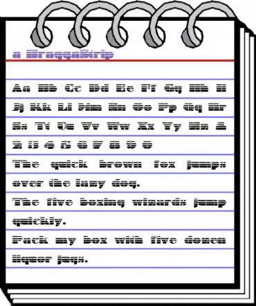 a_BraggaStrip Regular animated font preview a_BraggaStrip Regular animated font preview