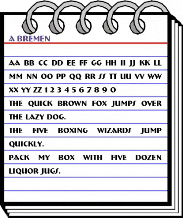 a_Bremen Regular animated font preview a_Bremen Regular animated font preview