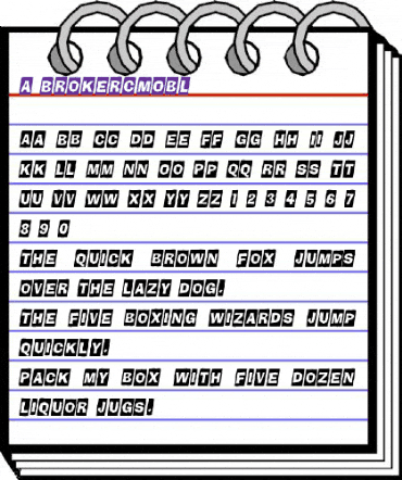 a_BrokerCmObl Regular animated font preview a_BrokerCmObl Regular animated font preview