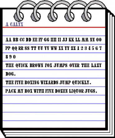 a_Calyx Regular animated font preview a_Calyx Regular animated font preview