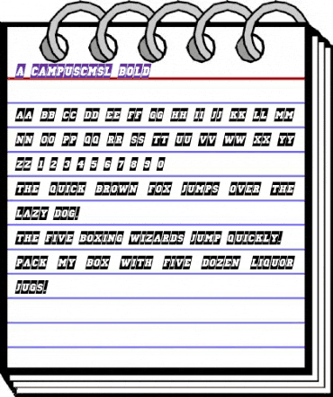 a_CampusCmSl Bold animated font preview a_CampusCmSl Bold animated font preview