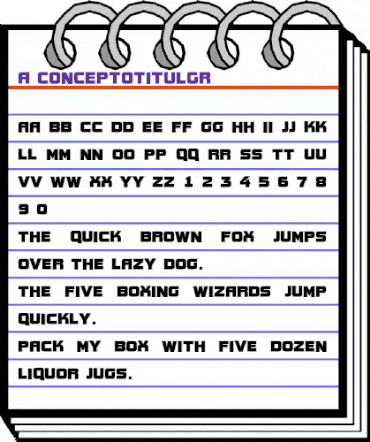 a_ConceptoTitulGr Regular animated font preview a_ConceptoTitulGr Regular animated font preview