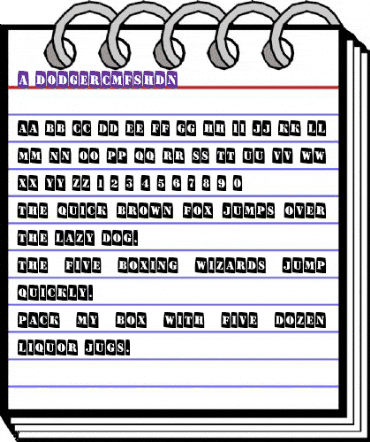 a_DodgerCmFshDn Regular animated font preview a_DodgerCmFshDn Regular animated font preview