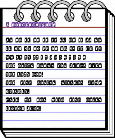 a_DodgerCmFshUp Regular animated font preview a_DodgerCmFshUp Regular animated font preview