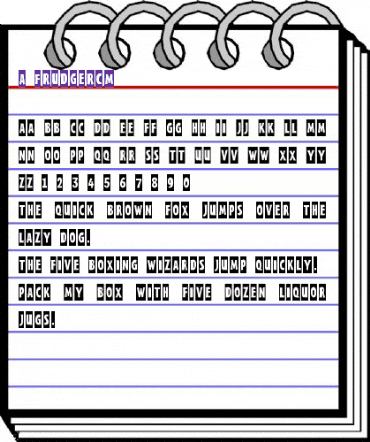 a_FrudgerCm Regular animated font preview