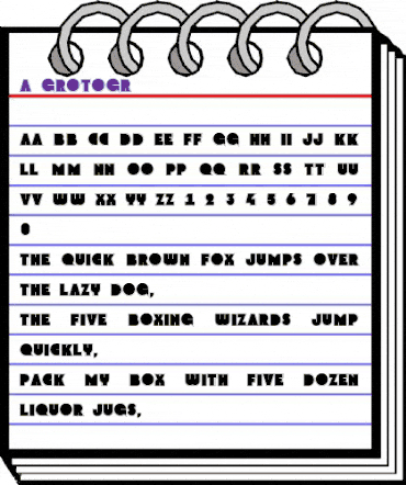 a_GrotoGr Normal animated font preview a_GrotoGr Normal animated font preview