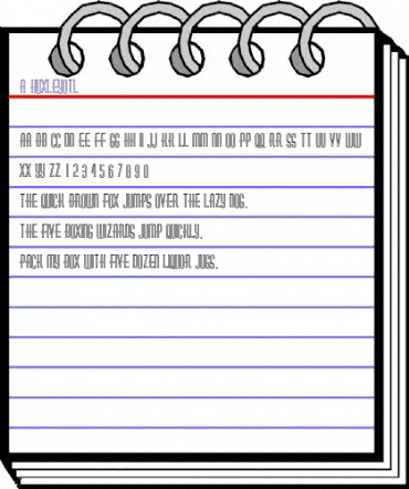 a_HuxleyOtl Regular animated font preview a_HuxleyOtl Regular animated font preview