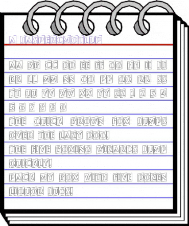 a_JasperCmOtlUp Regular animated font preview a_JasperCmOtlUp Regular animated font preview