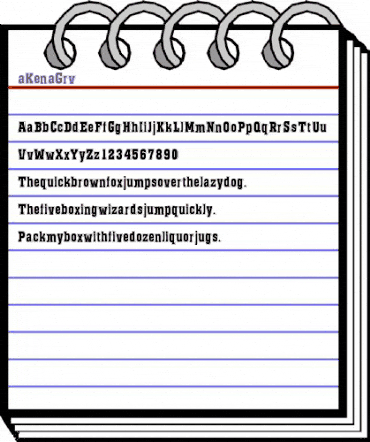 a_KenaGrv Regular animated font preview a_KenaGrv Regular animated font preview