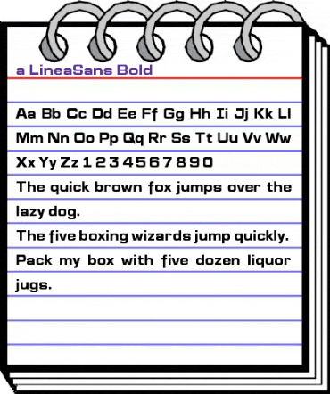 a_LineaSans Bold animated font preview a_LineaSans Bold animated font preview