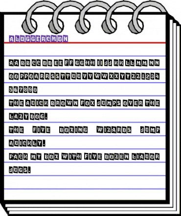 a_LuggerCmDn Regular animated font preview a_LuggerCmDn Regular animated font preview