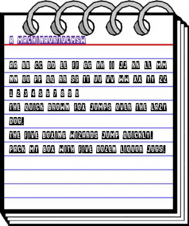 a_MachinaOrtoCmSw Regular animated font preview a_MachinaOrtoCmSw Regular animated font preview