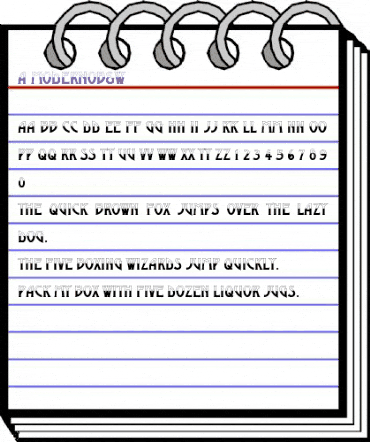 a_ModernoB&W Regular animated font preview a_ModernoB&W Regular animated font preview