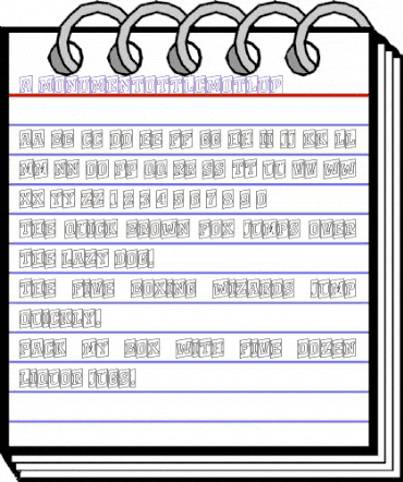 a_MonumentoTtlCmOtlUp Regular animated font preview a_MonumentoTtlCmOtlUp Regular animated font preview