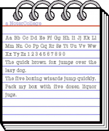 a_NoterClg Regular animated font preview a_NoterClg Regular animated font preview