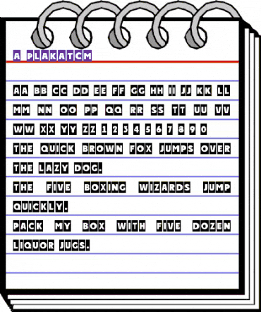 a_PlakatCm Regular animated font preview a_PlakatCm Regular animated font preview