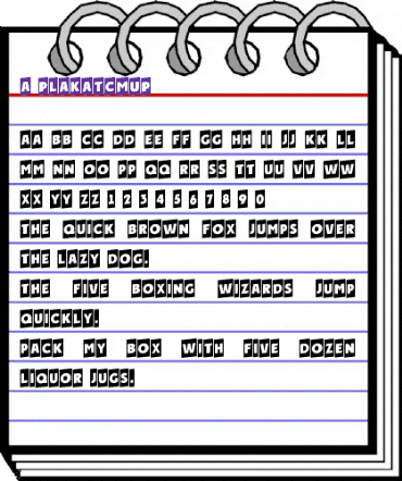 a_PlakatCmUp Regular animated font preview a_PlakatCmUp Regular animated font preview