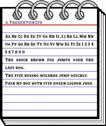 a_PresentumCps Regular animated font preview a_PresentumCps Regular animated font preview