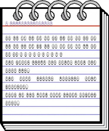 a_RombyRndOtlDn3D Regular animated font preview