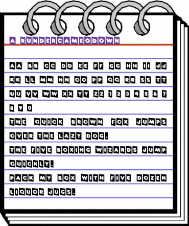 a_RunderCmDn Regular animated font preview a_RunderCmDn Regular animated font preview